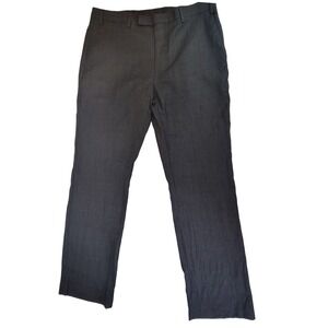 Marc Anthony Men's Gray Dress‎ Pants, Size 36x32, Herringbone Pattern